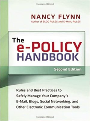 cover image of The e-Policy Handbook